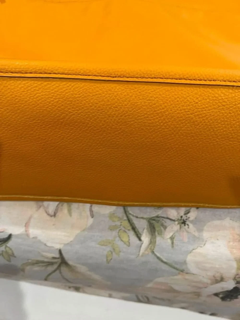Yellow Hobo Tote with Black Braided Handles